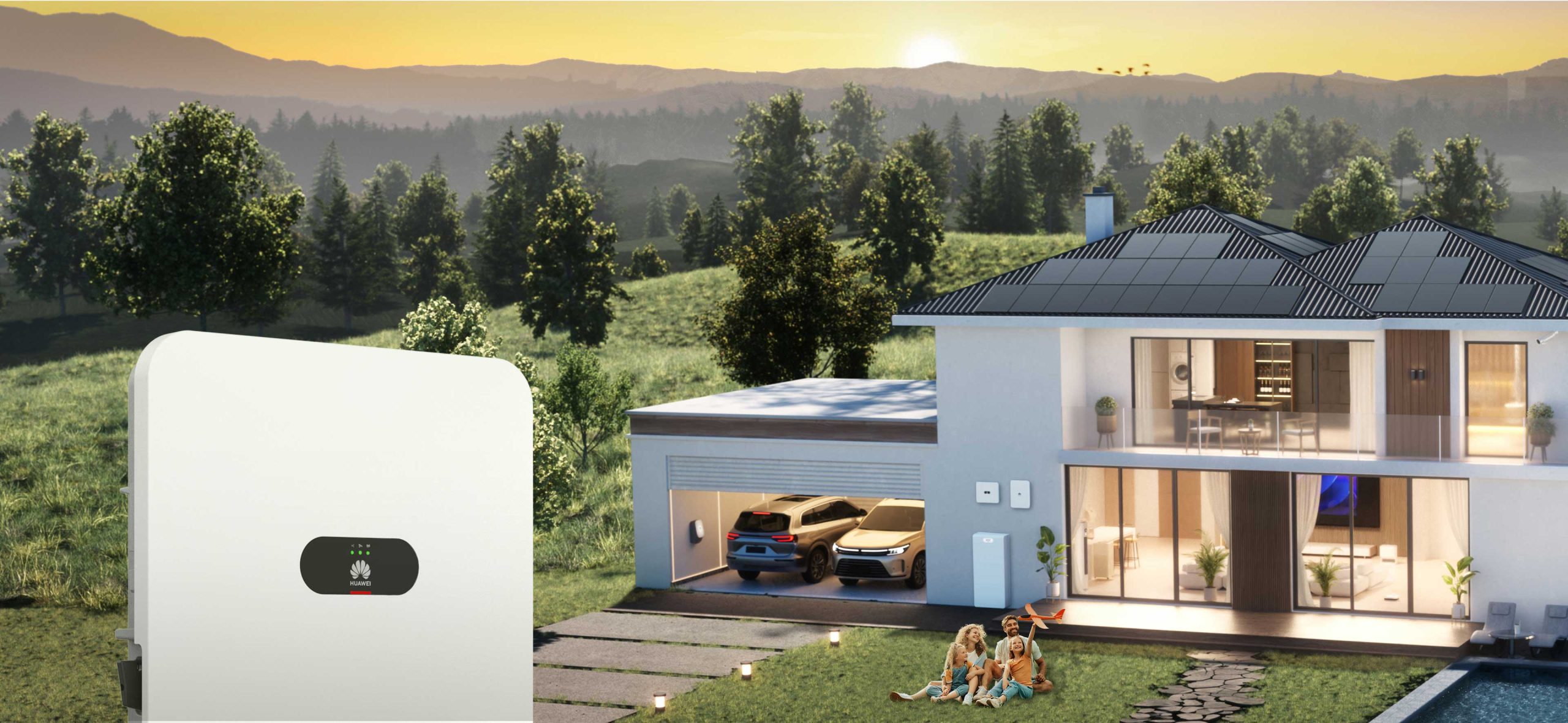 Bố trí inverter và pin lưu trữ đúng hướng dẫn
